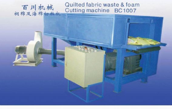 Quilted Fabric Waste & Foam Cutting Machine